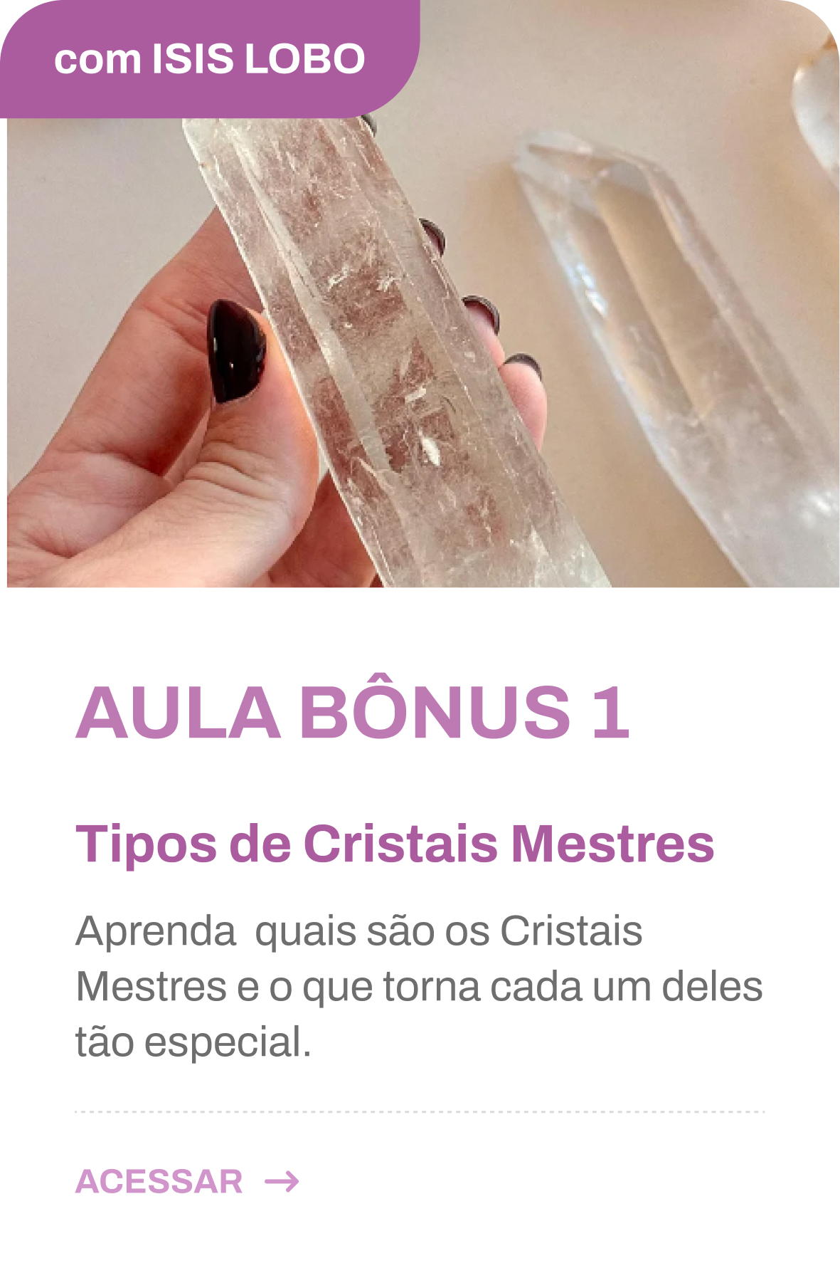 Cristais Mestres